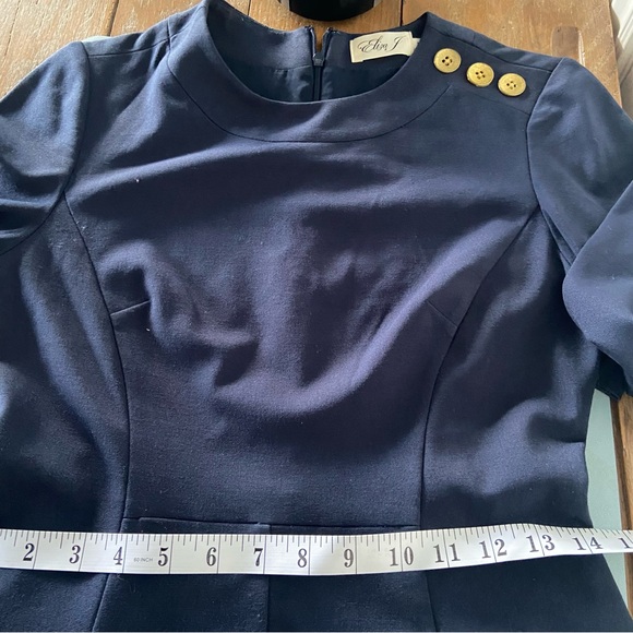 Eliza J. Fit and Flare Knee Length Dress - Size 4 - Dressy Casual, Office - Picture 13 of 14